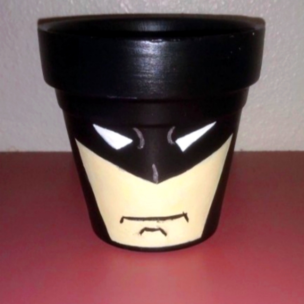 Batman flower pot